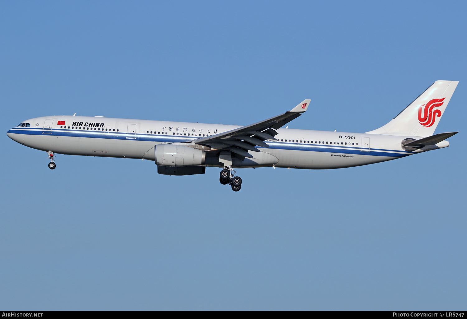 Aircraft Photo of B-5901 | Airbus A330-343E | Air China | AirHistory.net #307135