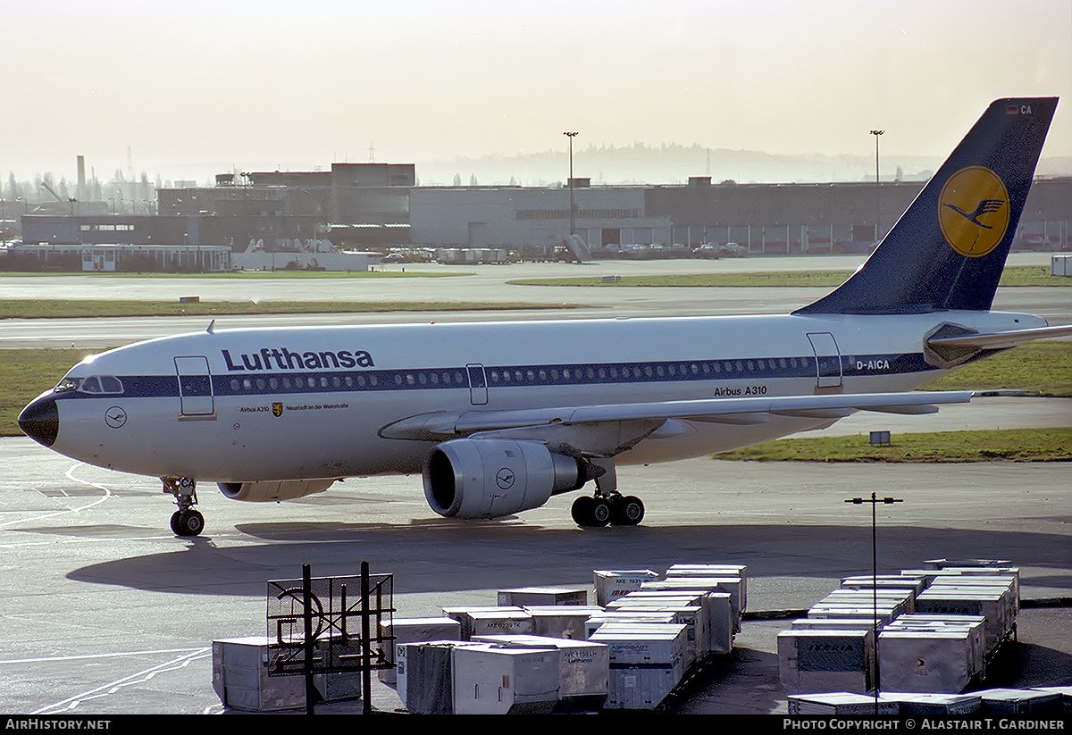 Aircraft Photo of D-AICA | Airbus A310-203 | Lufthansa | AirHistory.net #307160