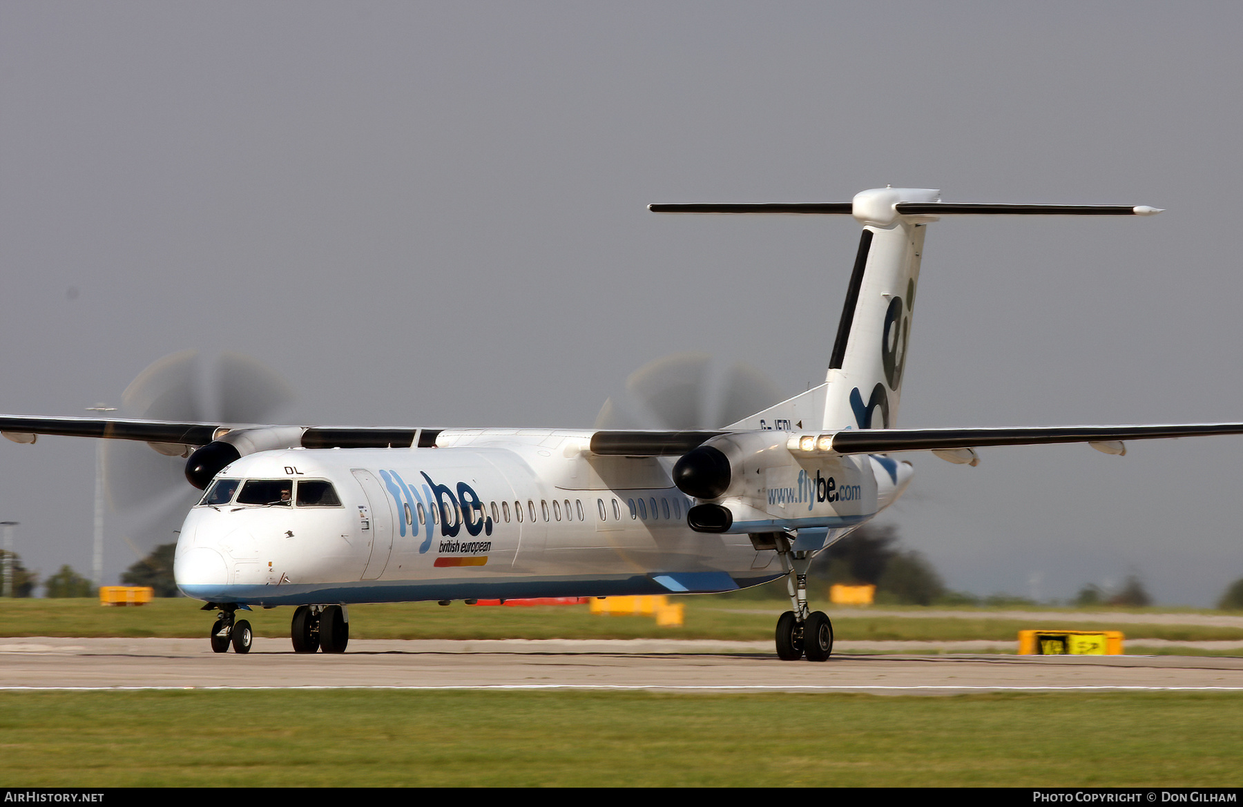 Aircraft Photo of G-JEDL | Bombardier DHC-8-402 Dash 8 | Flybe - British European | AirHistory.net #307189