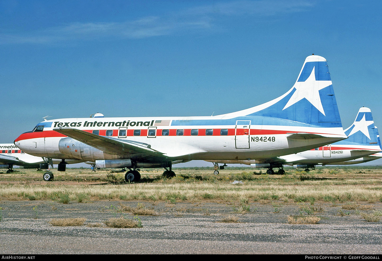 Aircraft Photo of N94248 | Convair 600 | Texas International Airlines | AirHistory.net #307219