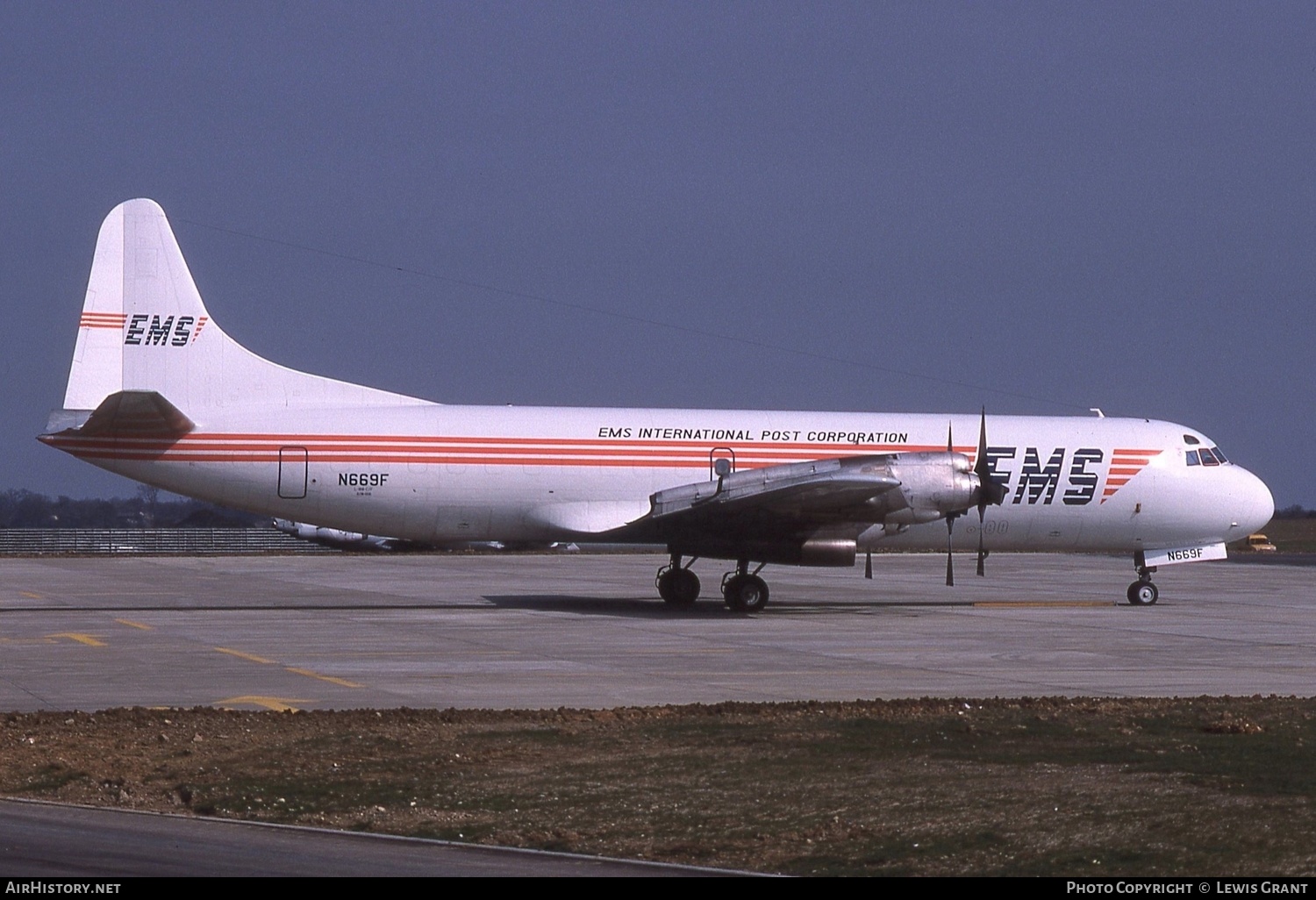 Aircraft Photo of N669F | Lockheed L-188A(F) Electra | EMS - Express Mail Service | AirHistory.net #307227