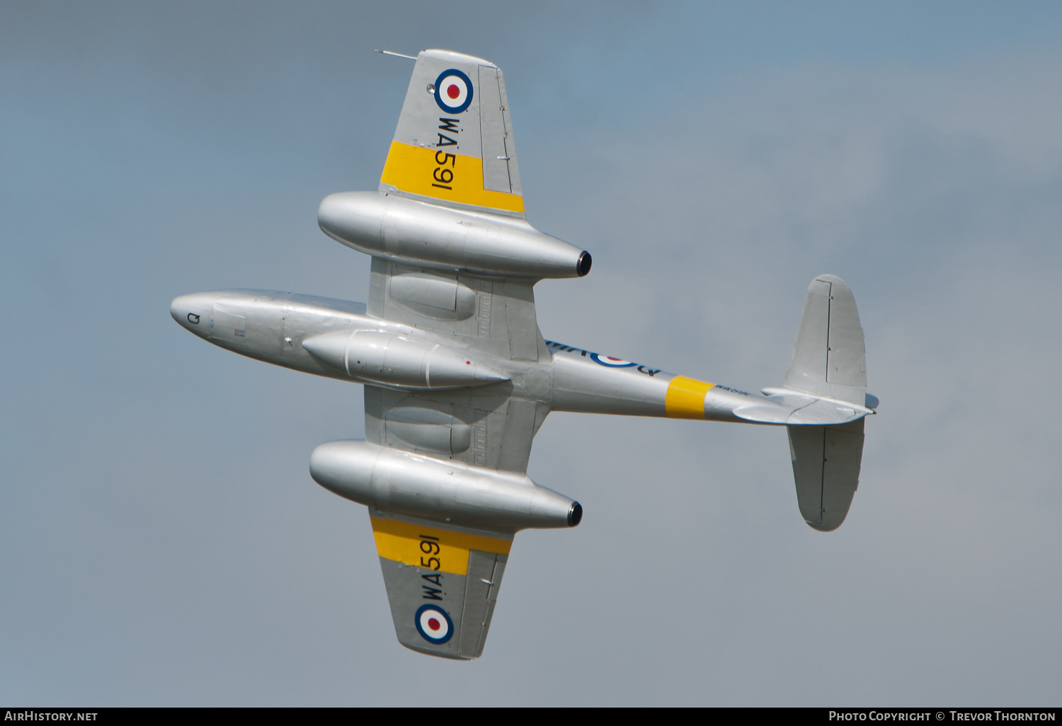 Aircraft Photo of G-BWMF / WA591 | Gloster Meteor T7 | UK - Air Force | AirHistory.net #307249