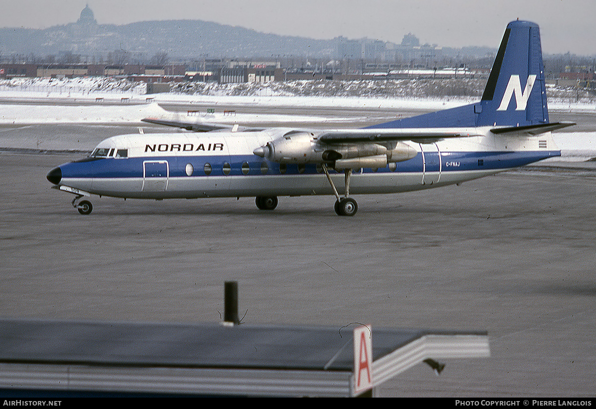 Aircraft Photo of C-FNAJ | Fairchild Hiller FH-227E | Nordair | AirHistory.net #307264