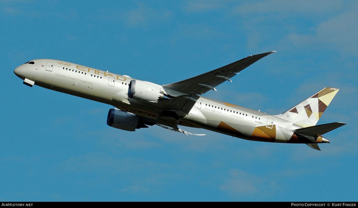 Aircraft Photo of A6-BLS | Boeing 787-9 Dreamliner | Etihad Airways | AirHistory.net #307267