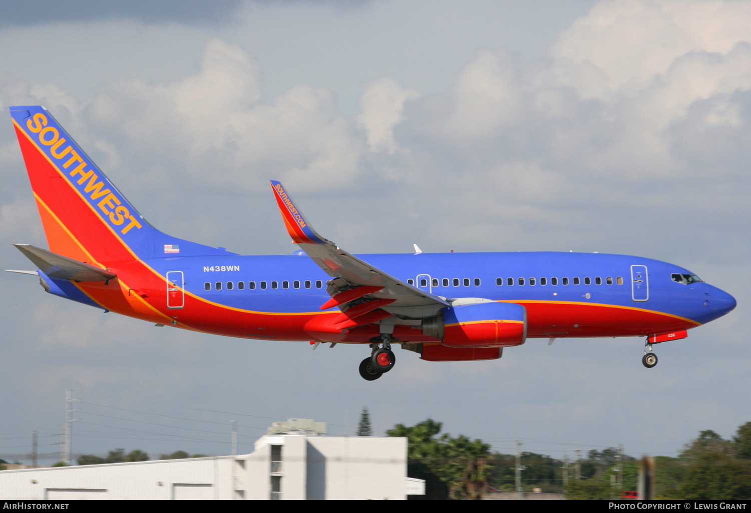 Aircraft Photo of N438WN | Boeing 737-7H4 | Southwest Airlines | AirHistory.net #307286