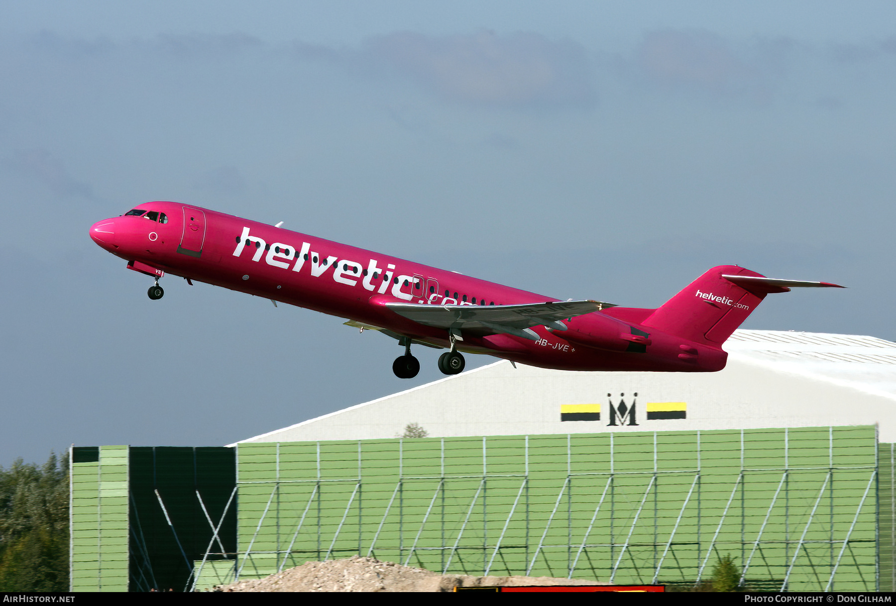 Aircraft Photo of HB-JVE | Fokker 100 (F28-0100) | Helvetic Airways | AirHistory.net #307291