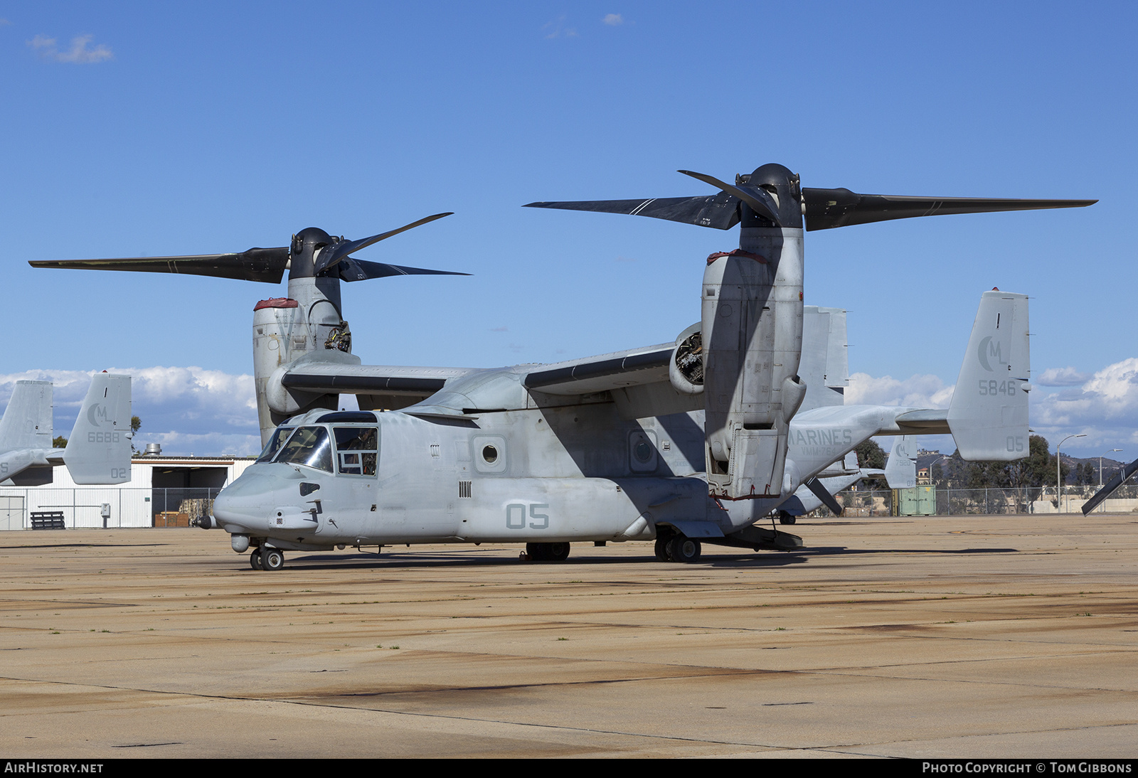 Aircraft Photo of 165846 | Bell-Boeing MV-22B Osprey | USA - Marines | AirHistory.net #307299