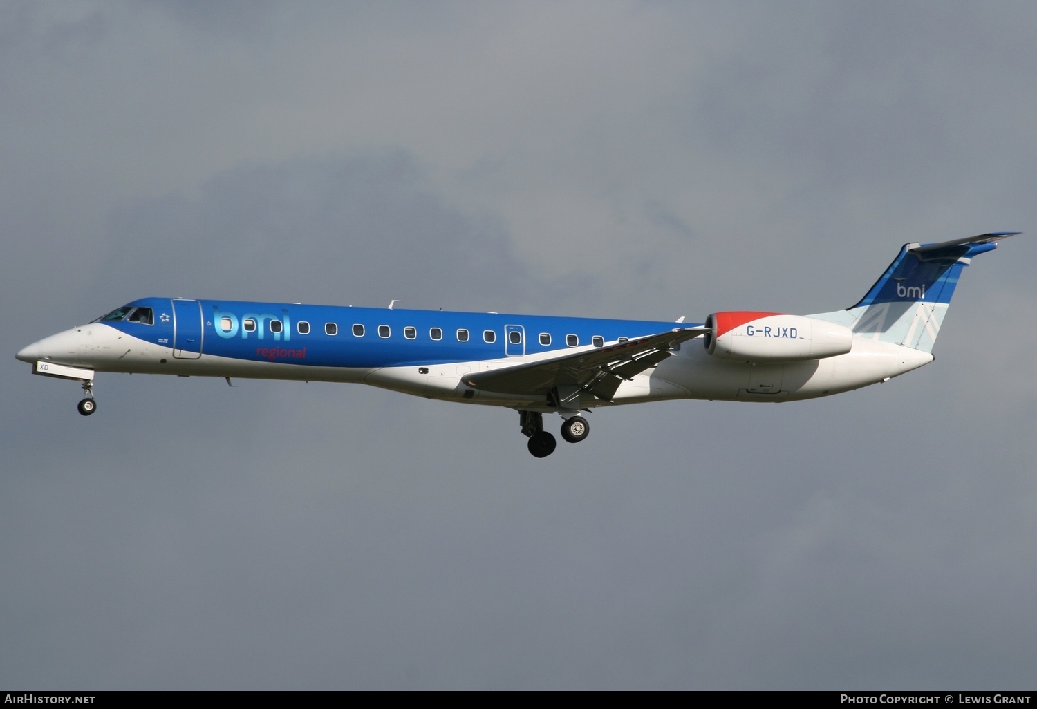 Aircraft Photo of G-RJXD | Embraer ERJ-145EP (EMB-145EP) | BMI Regional | AirHistory.net #307312