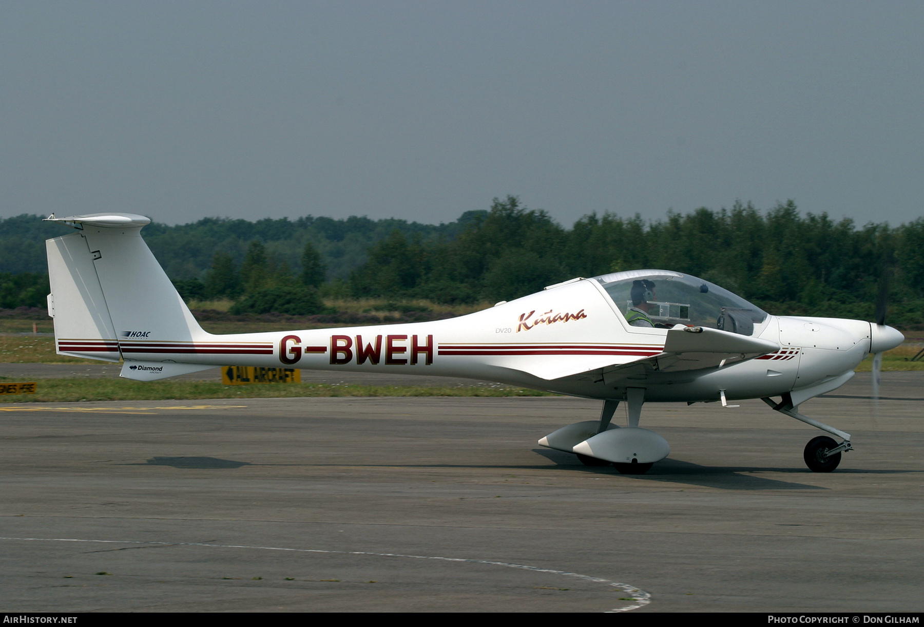 Aircraft Photo of G-BWEH | HOAC DV-20 Katana | AirHistory.net #307333
