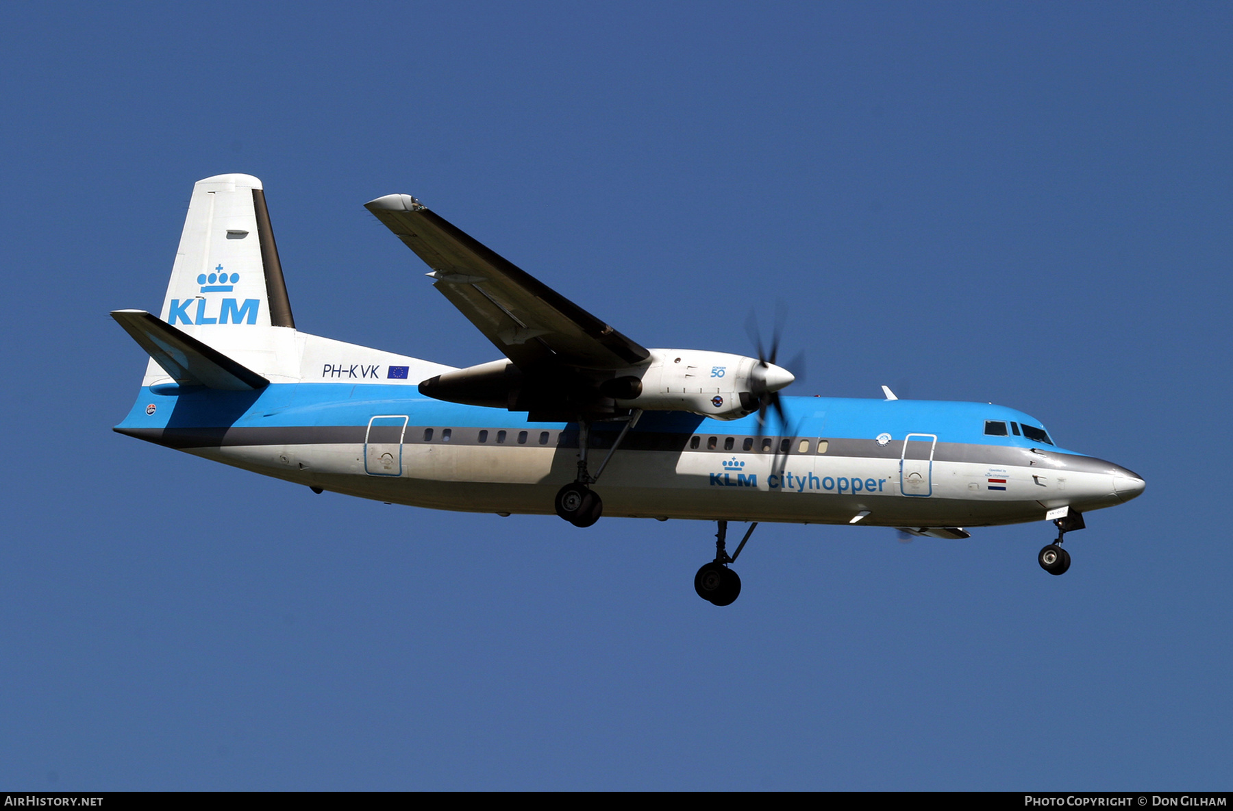 Aircraft Photo of PH-KVK | Fokker 50 | KLM Cityhopper | AirHistory.net #307338