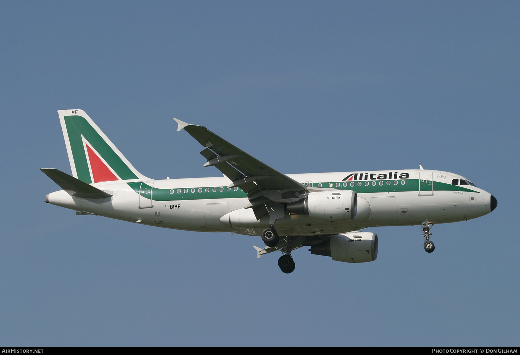 Aircraft Photo of I-BIMF | Airbus A319-112 | Alitalia | AirHistory.net #307339