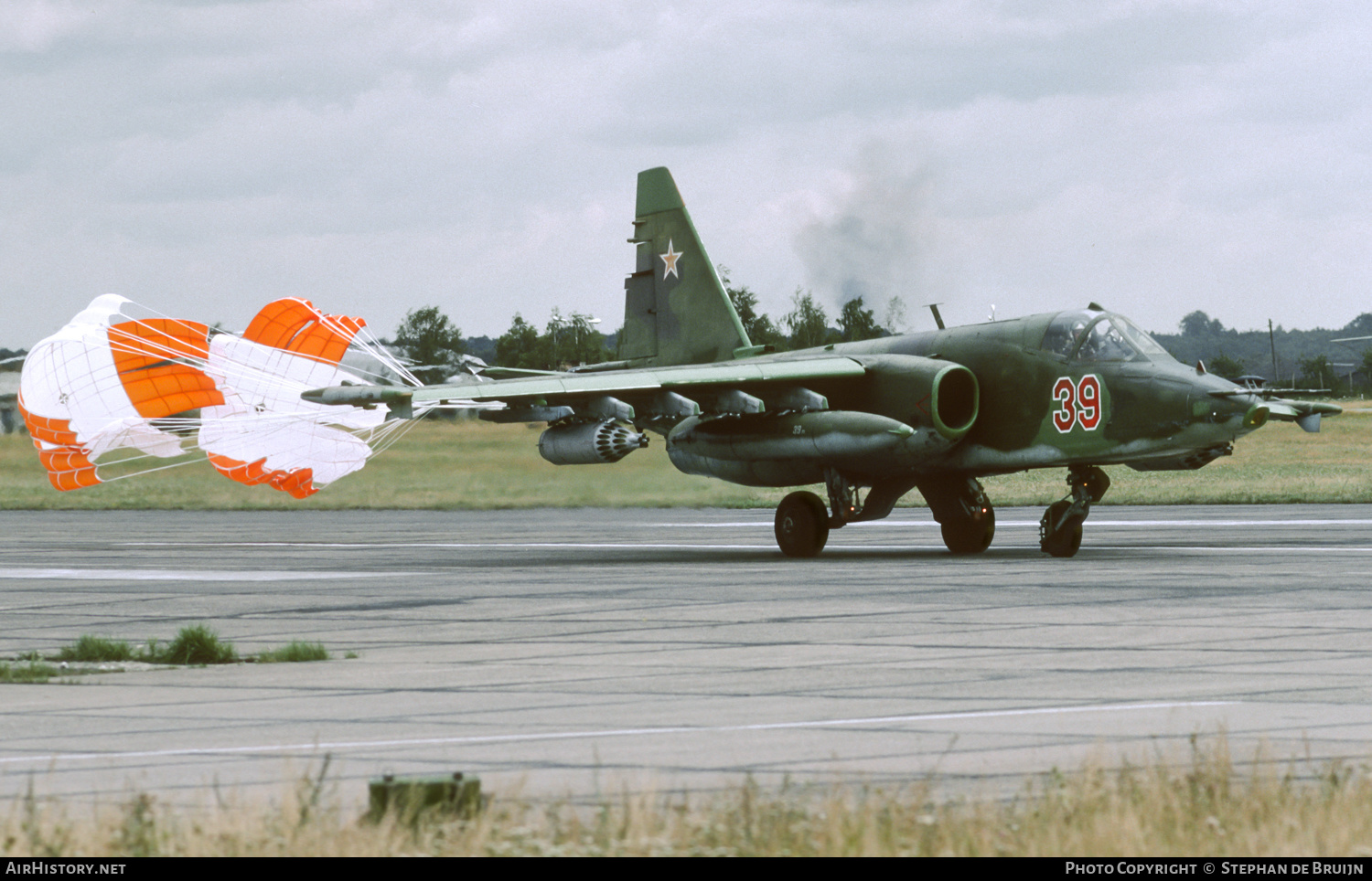 Aircraft Photo of 39 red | Sukhoi Su-25 | Soviet Union - Air Force | AirHistory.net #307343
