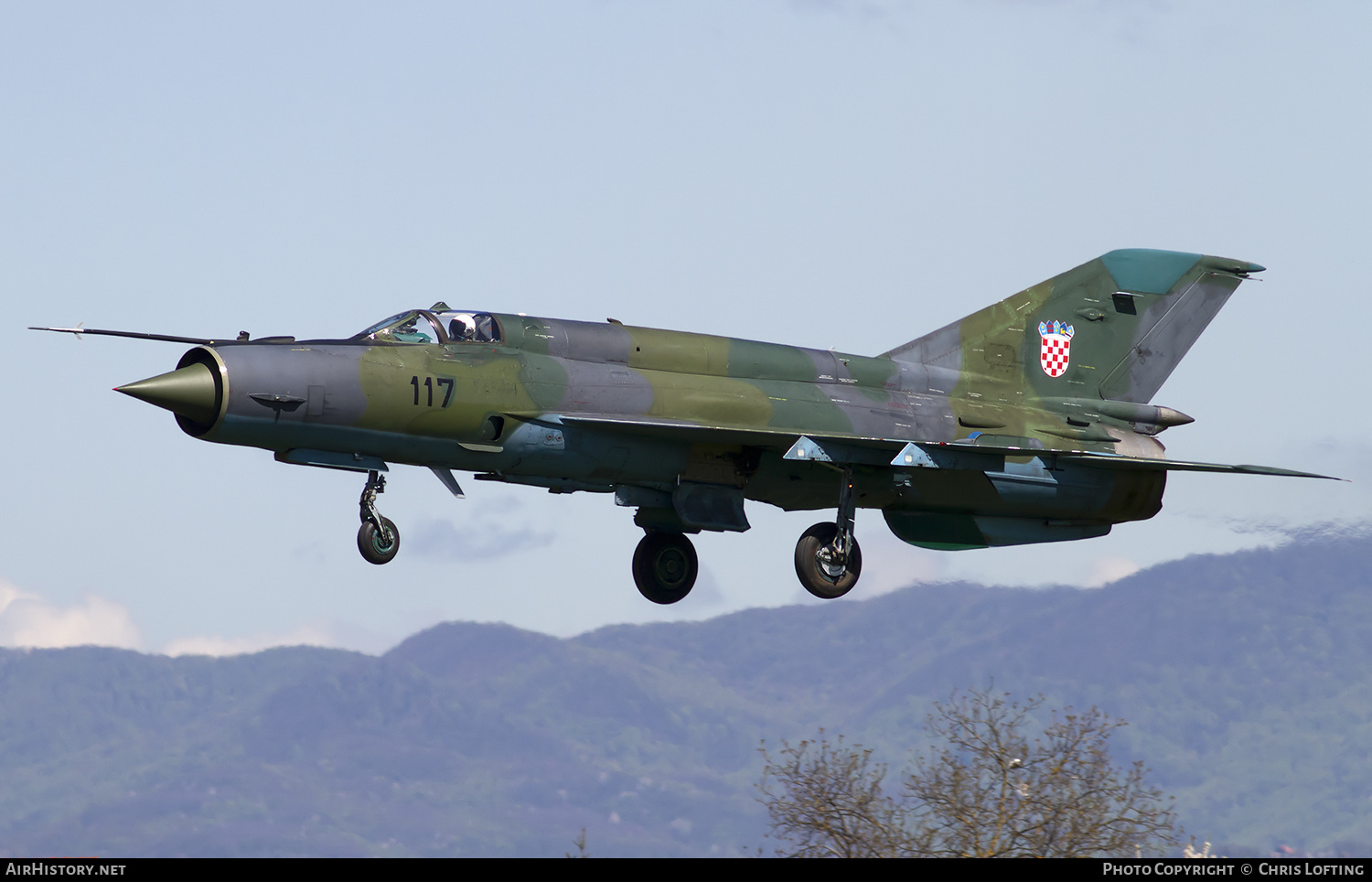 Aircraft Photo of 117 | Mikoyan-Gurevich MiG-21bisD | Croatia - Air Force | AirHistory.net #307397
