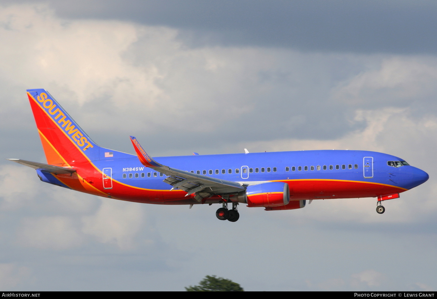 Aircraft Photo of N384SW | Boeing 737-3H4 | Southwest Airlines | AirHistory.net #307404