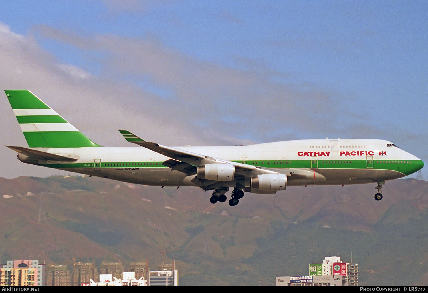 Aircraft Photo of B-HUG | Boeing 747-467 | Cathay Pacific Airways | AirHistory.net #307450