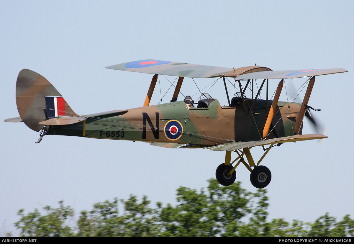 Aircraft Photo of F-AZEI / T6553 | De Havilland D.H. 82A Tiger Moth II | UK - Air Force | AirHistory.net #307483