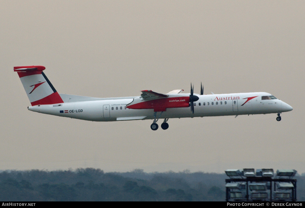 Aircraft Photo of OE-LGD | Bombardier DHC-8-402 Dash 8 | Austrian Airlines | AirHistory.net #307503