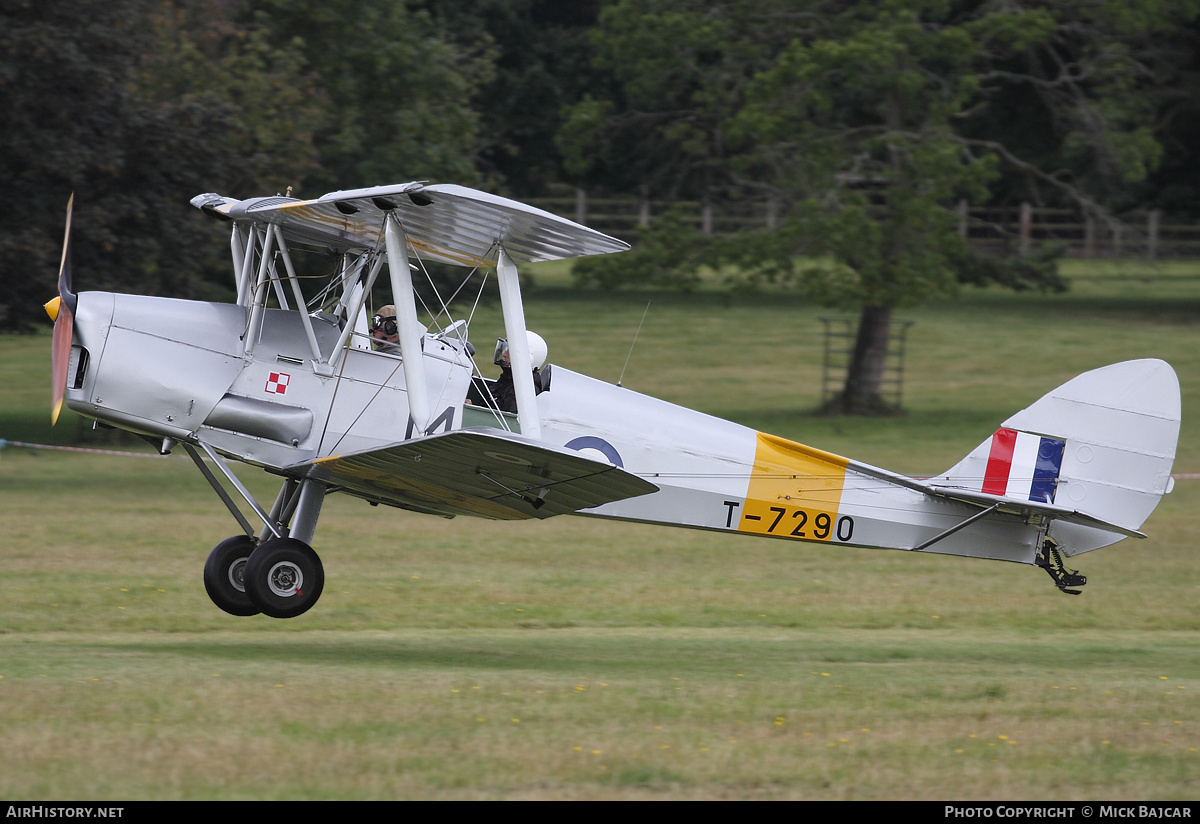 Aircraft Photo of G-ANNK / T7290 | De Havilland D.H. 82A Tiger Moth | UK - Air Force | AirHistory.net #307511