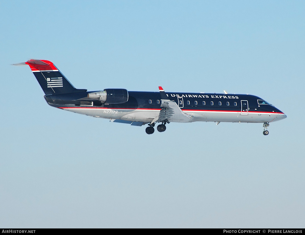 Aircraft Photo of N27172 | Bombardier CRJ-200LR (CL-600-2B19) | US Airways Express | AirHistory.net #307536