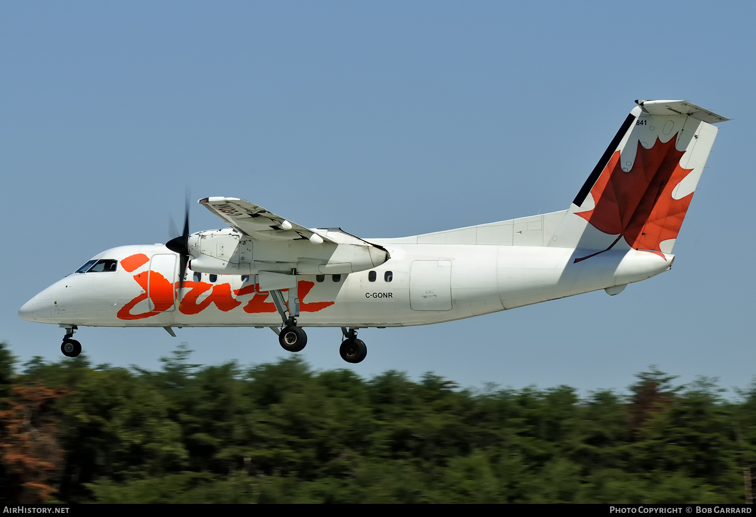 Aircraft Photo of C-GONR | De Havilland Canada DHC-8-102 Dash 8 | Air Canada Jazz | AirHistory.net #307550
