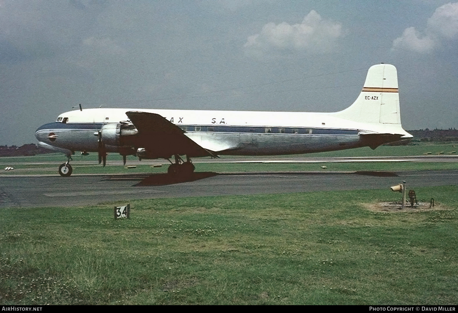 Aircraft Photo of EC-AZX | Douglas DC-6B | Spantax | AirHistory.net #307570