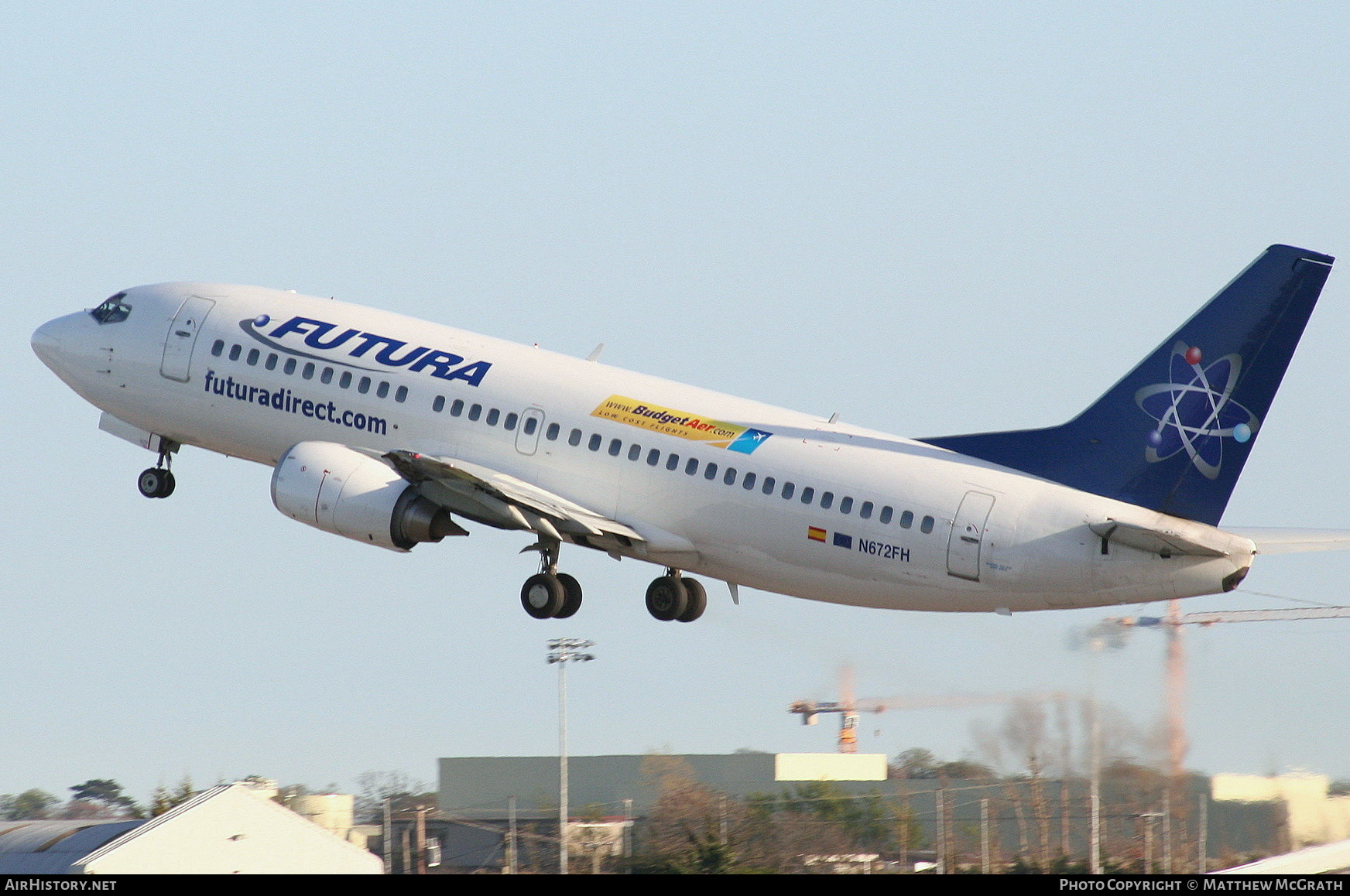 Aircraft Photo of N672FH | Boeing 737-322 | Futura International Airways | AirHistory.net #307579