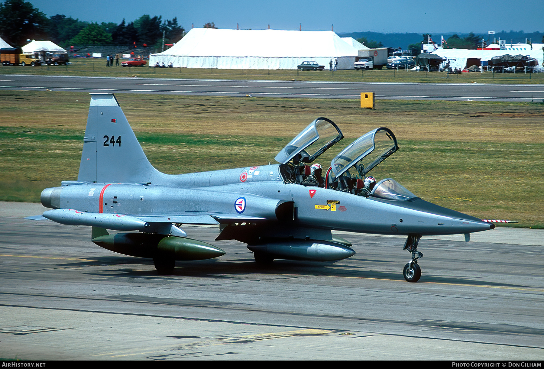 Aircraft Photo of 244 | Northrop F-5B Freedom Fighter | Norway - Air Force | AirHistory.net #307580