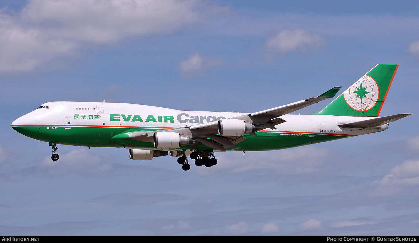 Aircraft Photo of B-16407 | Boeing 747-45E(BDSF) | EVA Air Cargo | AirHistory.net #307602