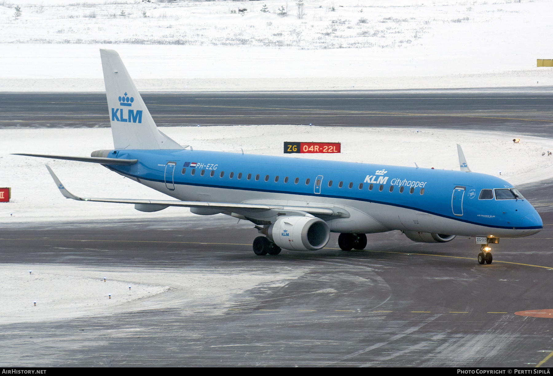 Aircraft Photo of PH-EZG | Embraer 190STD (ERJ-190-100STD) | KLM Cityhopper | AirHistory.net #307610