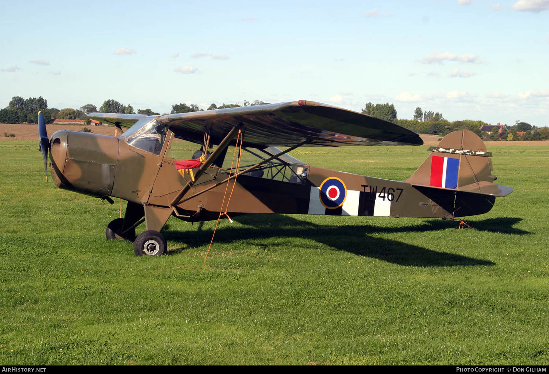 Aircraft Photo of G-ANIE / TW467 | Taylorcraft J Auster Mk5 | UK - Air Force | AirHistory.net #307613