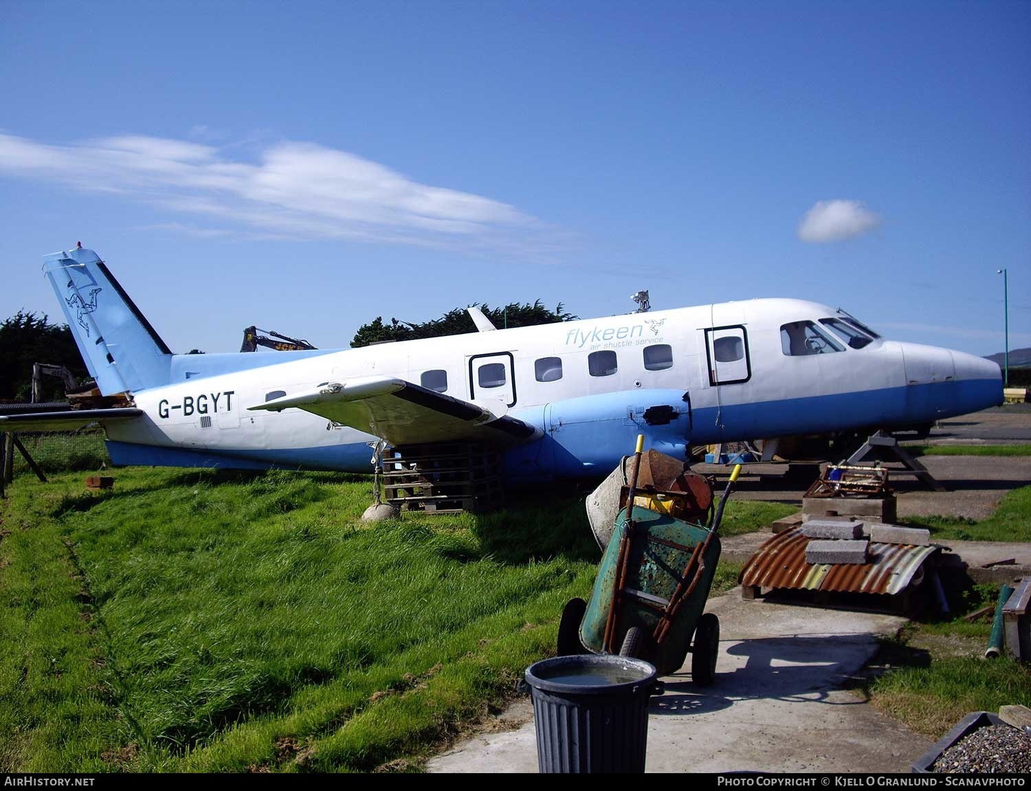 Aircraft Photo of G-BGYT | Embraer EMB-110P1 Bandeirante | FlyKeen Airways | AirHistory.net #307619