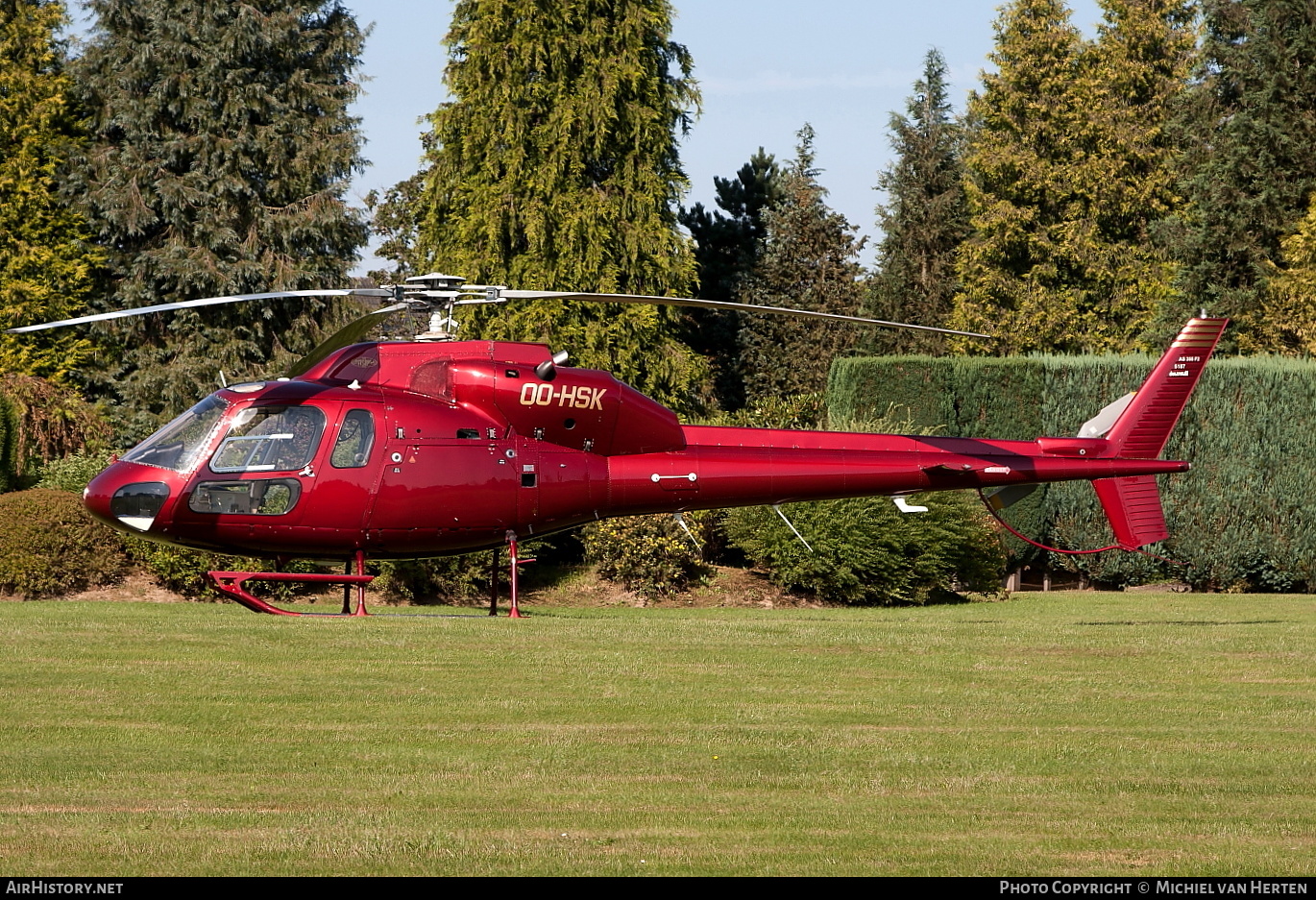 Aircraft Photo of OO-HSK | Aerospatiale AS-355F-2 Ecureuil 2 | HSB - Heli Service Belgium | AirHistory.net #307621