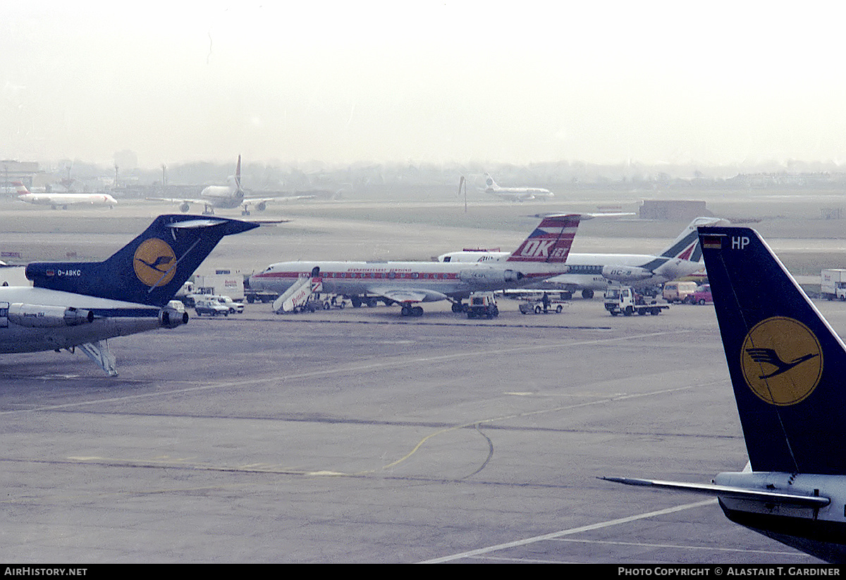 Aircraft Photo of OK-HFL | Tupolev Tu-134A | ČSA - Československé Aerolinie - Czechoslovak Airlines | AirHistory.net #307626