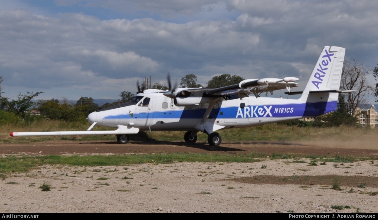 Aircraft Photo of N181CS | De Havilland Canada DHC-6-200 Twin Otter | ARKeX | AirHistory.net #307663