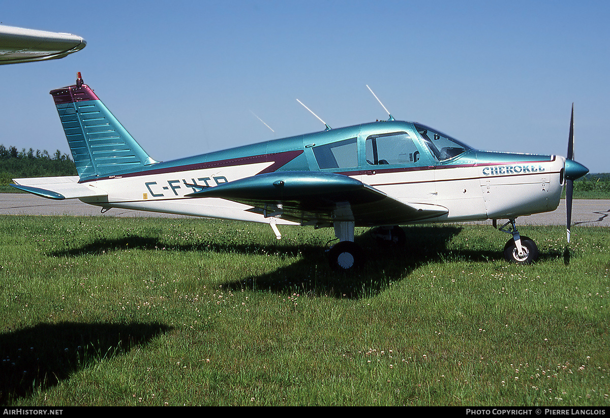 Aircraft Photo of C-FYTB | Piper PA-28-140X Cherokee B | AirHistory.net #307670