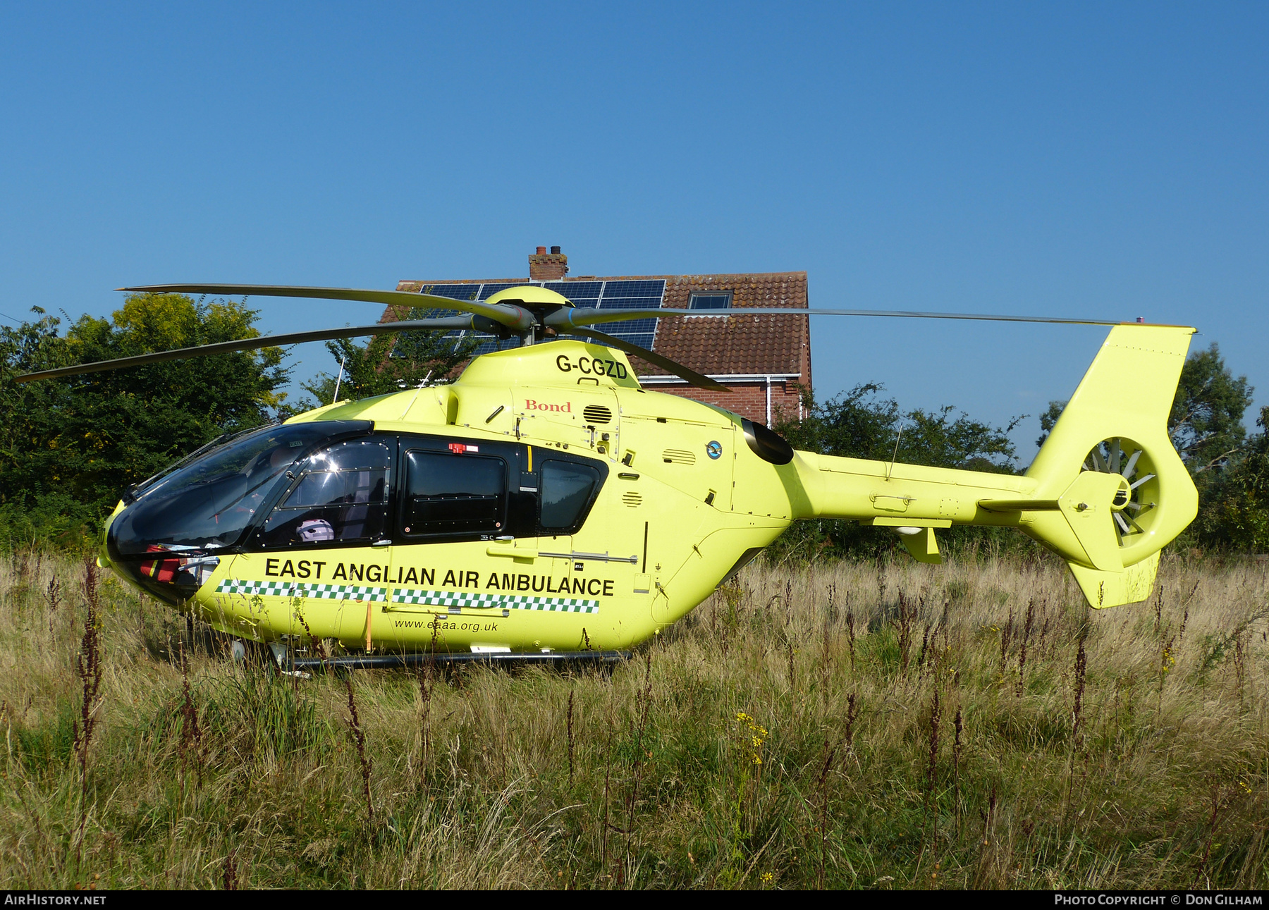 Aircraft Photo of G-CGZD | Eurocopter EC-135P-2 | East Anglian Air Ambulance | AirHistory.net #307712