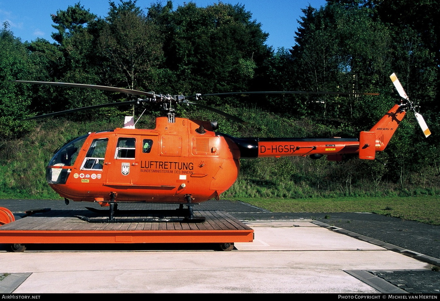 Aircraft Photo of D-HGSR | Eurocopter BO-105CBS-5 | Luftrettung - Bundesministerium des Innern | AirHistory.net #307716