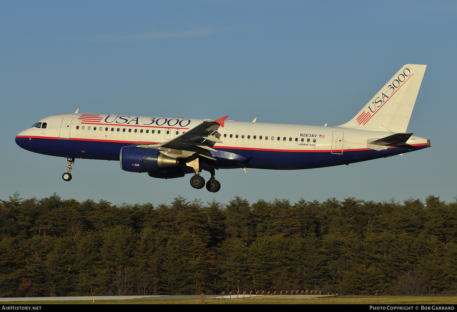 Aircraft Photo of N263AV | Airbus A320-214 | USA 3000 Airlines | AirHistory.net #307720