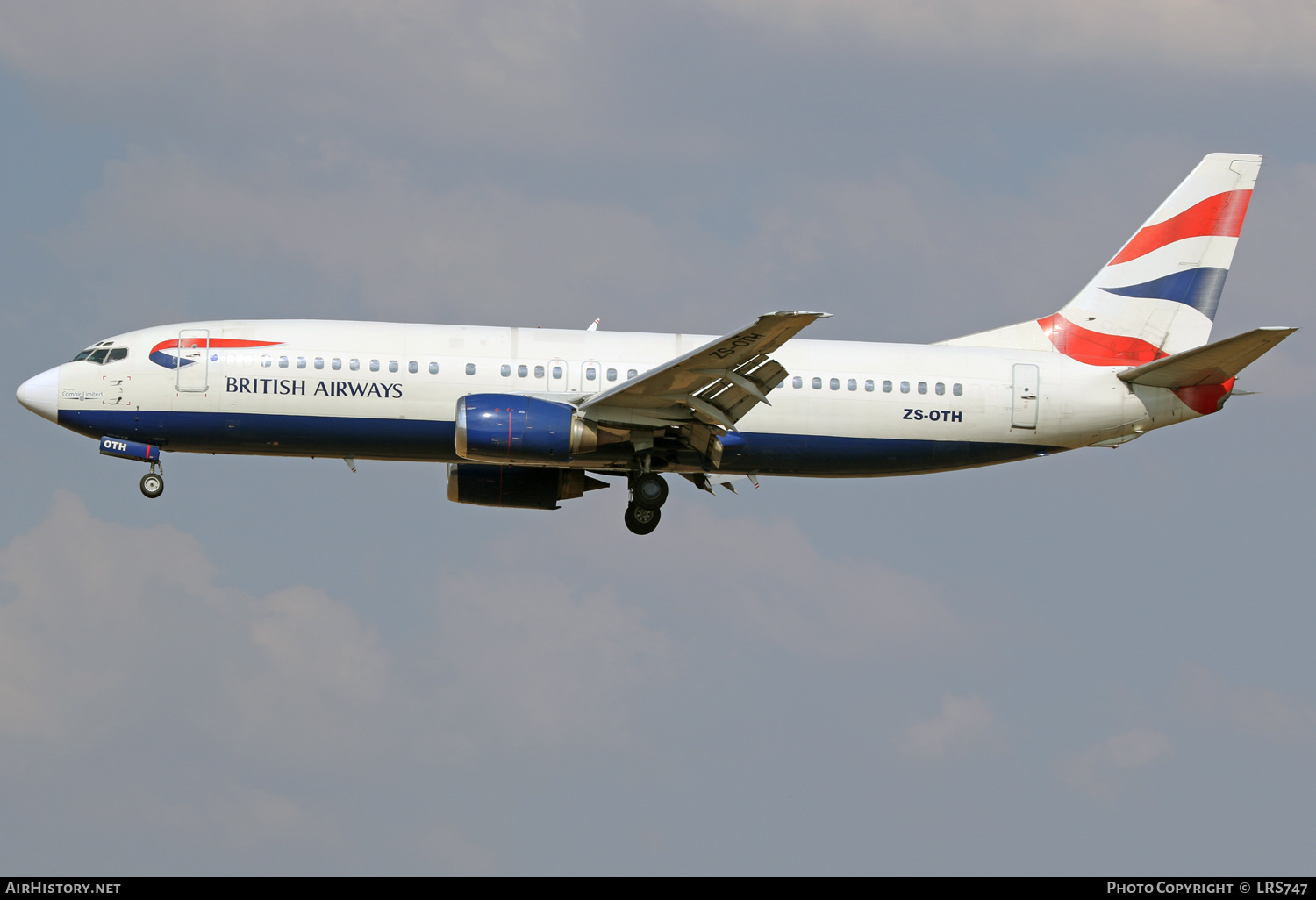 Aircraft Photo of ZS-OTH | Boeing 737-436 | British Airways | AirHistory.net #307730