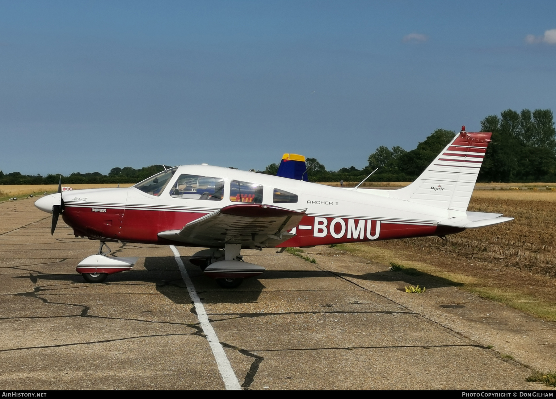 Aircraft Photo of G-BOMU | Piper PA-28-181 Cherokee Archer II | AirHistory.net #307745