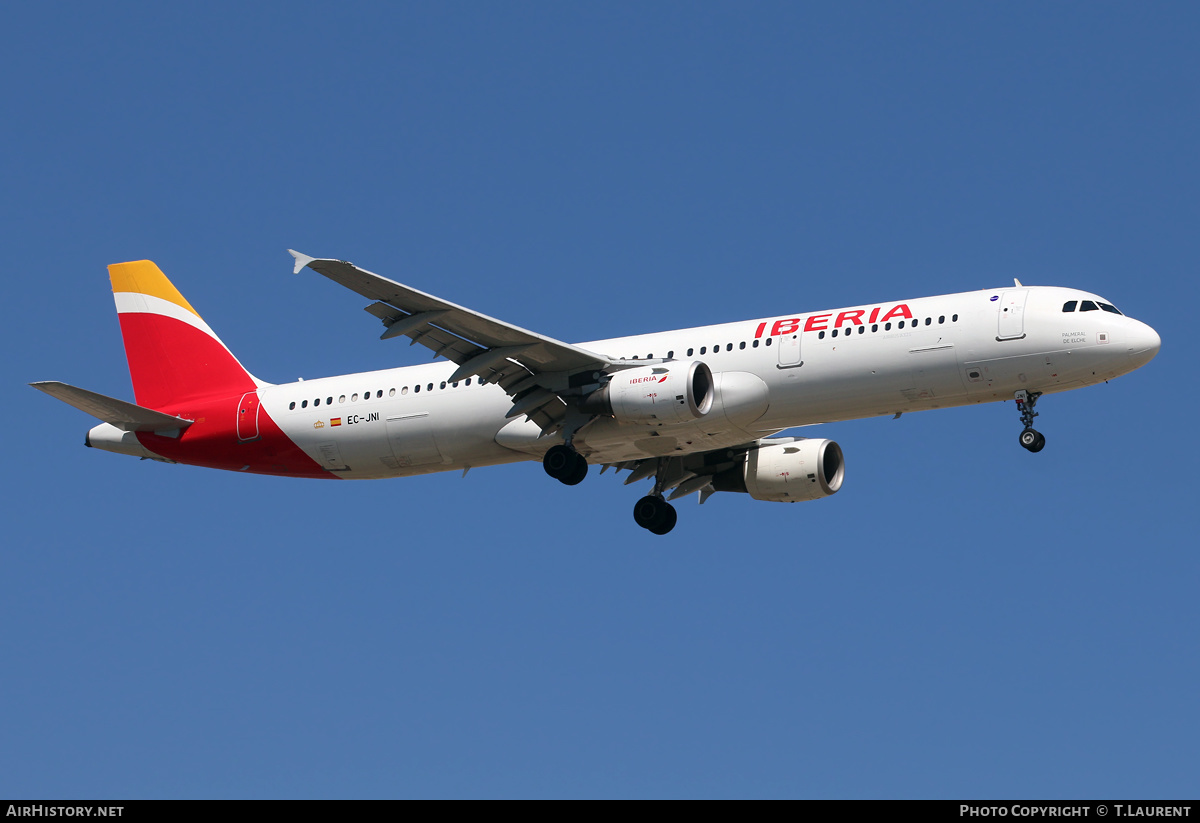 Aircraft Photo of EC-JNI | Airbus A321-211 | Iberia | AirHistory.net #307756