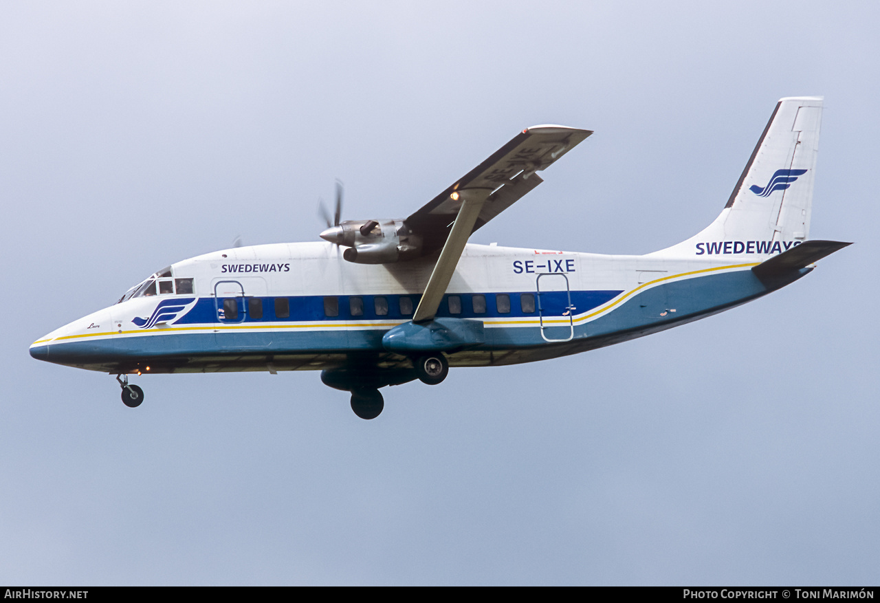 Aircraft Photo of SE-IXE | Short 360-300 | Swedeways Air Lines | AirHistory.net #307798