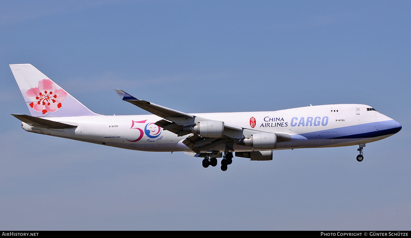 Aircraft Photo of B-18725 | Boeing 747-409F/SCD | China Airlines Cargo | AirHistory.net #307803