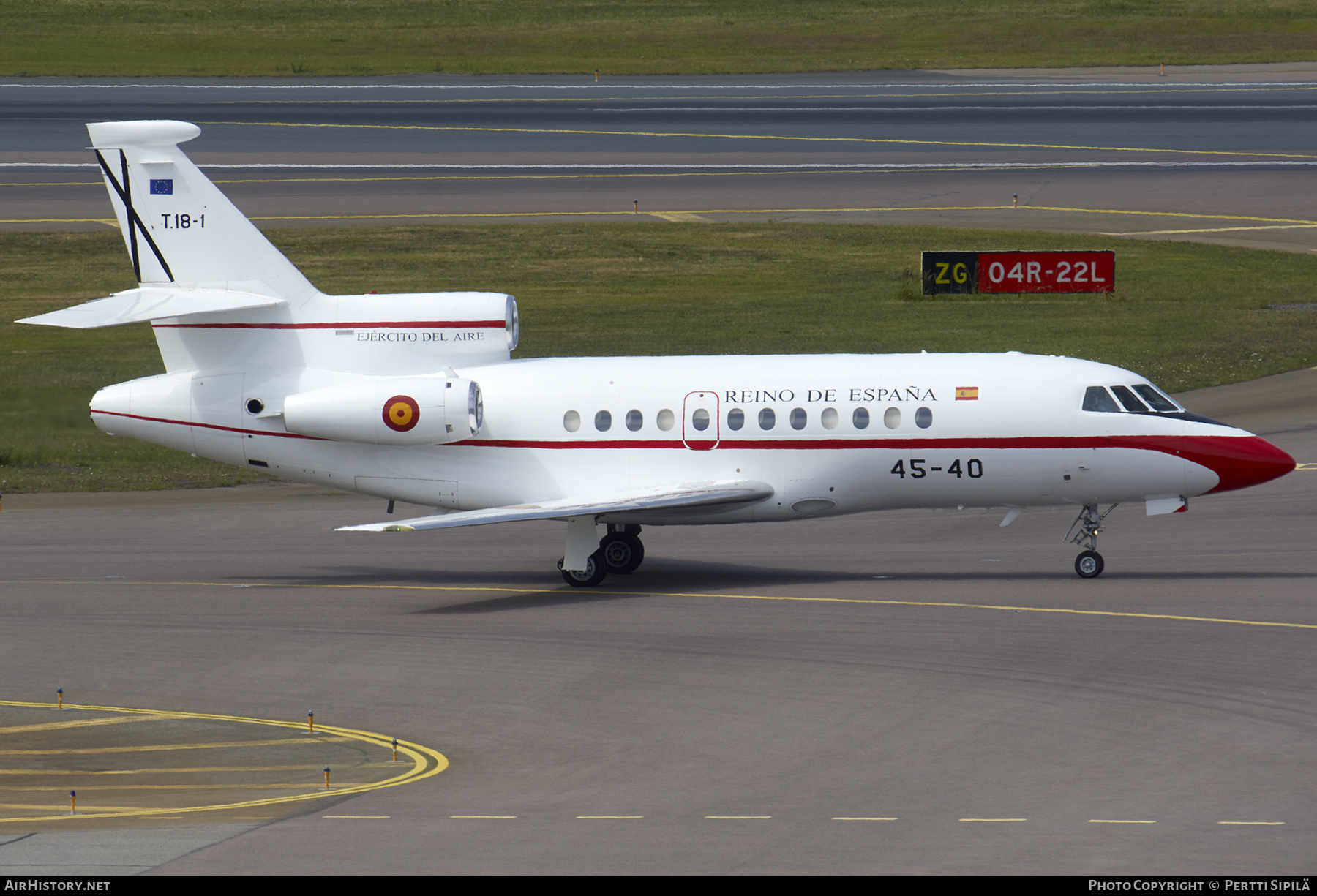 Aircraft Photo of T18-1 | Dassault Falcon 900 | Spain - Air Force | AirHistory.net #307809
