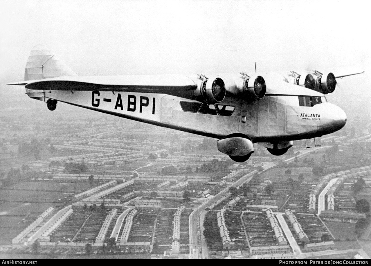 Aircraft Photo of G-ABPI | Armstrong Whitworth AW.15 Atalanta | Imperial Airways | AirHistory.net #307833