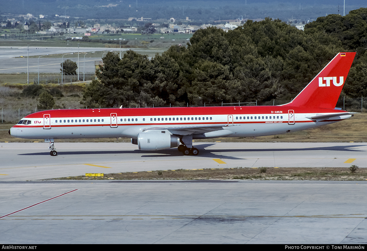 Aircraft Photo of D-AMUM | Boeing 757-2G5 | LTU - Lufttransport-Unternehmen | AirHistory.net #307835