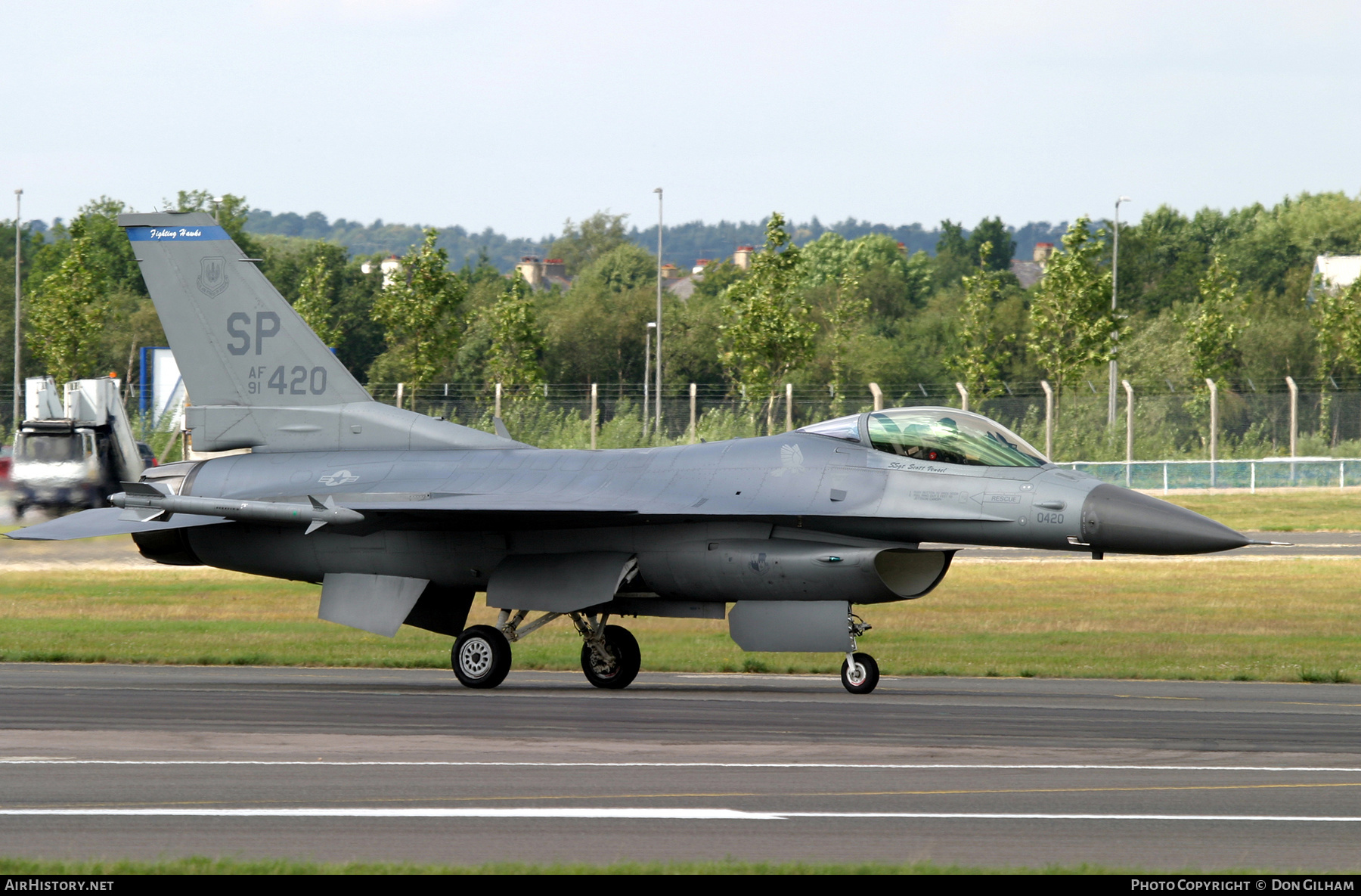 Aircraft Photo of 91-0420 / AF91-420 | General Dynamics F-16CM Fighting Falcon | USA - Air Force | AirHistory.net #307864