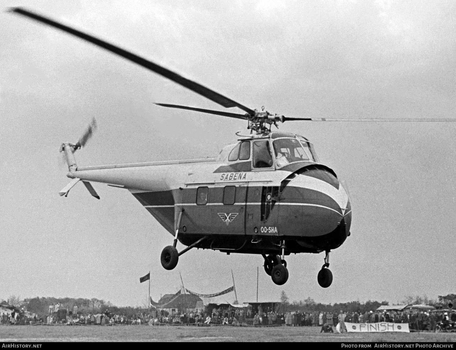 Aircraft Photo of OO-SHA | Sikorsky S-55 | Sabena | AirHistory.net #307869