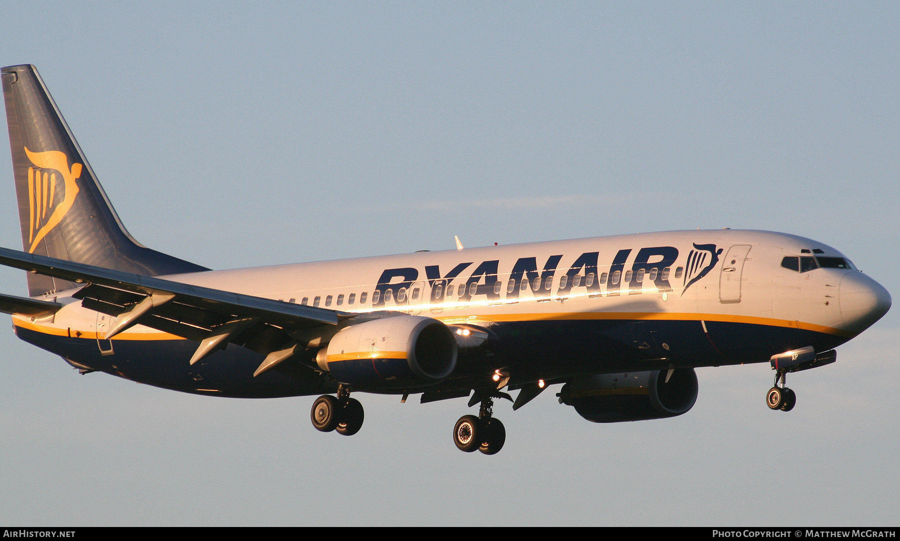 Aircraft Photo of EI-DAP | Boeing 737-8AS | Ryanair | AirHistory.net #307871