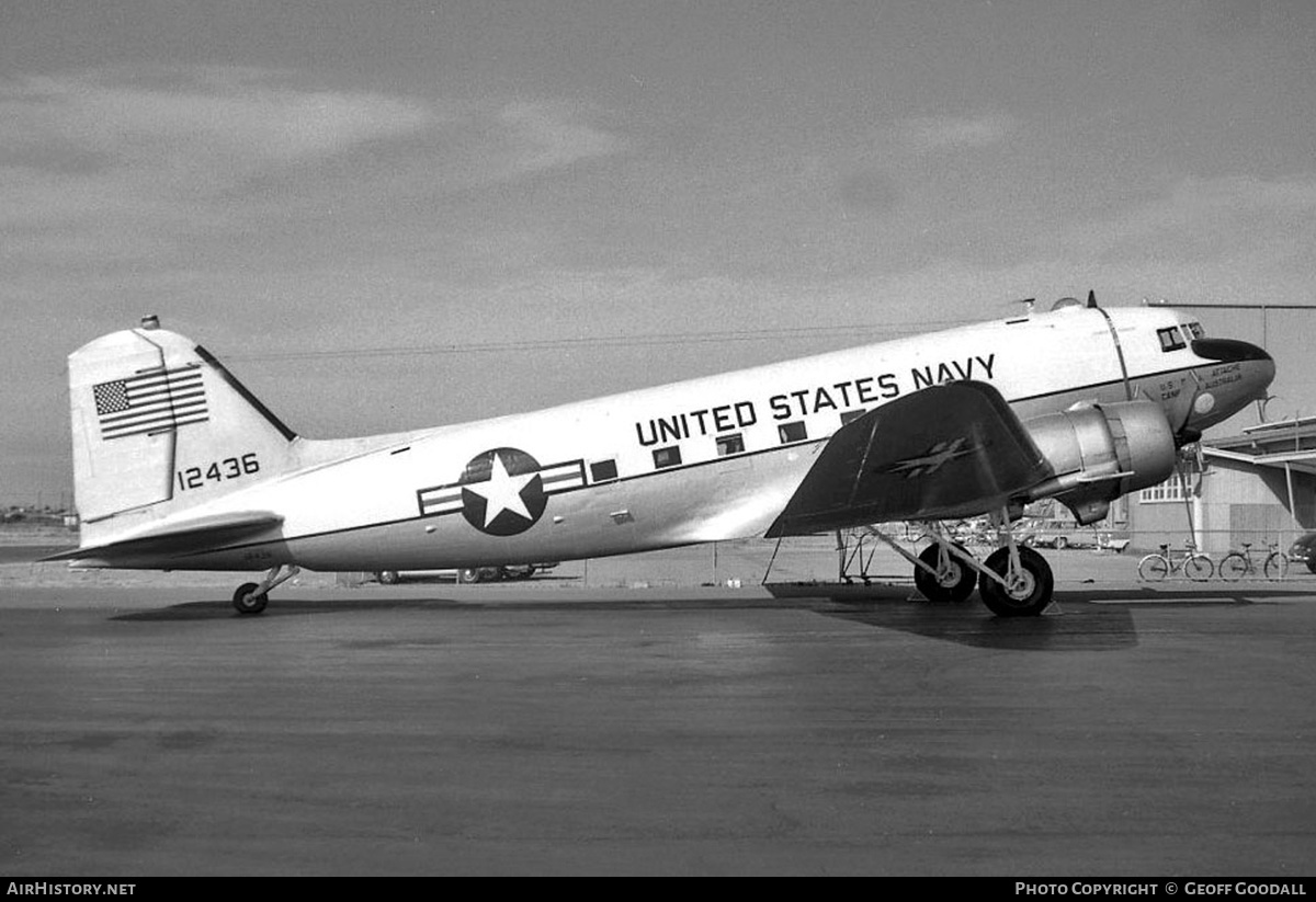 Aircraft Photo of 12436 | Douglas C-47H Skytrain | USA - Navy | AirHistory.net #307893